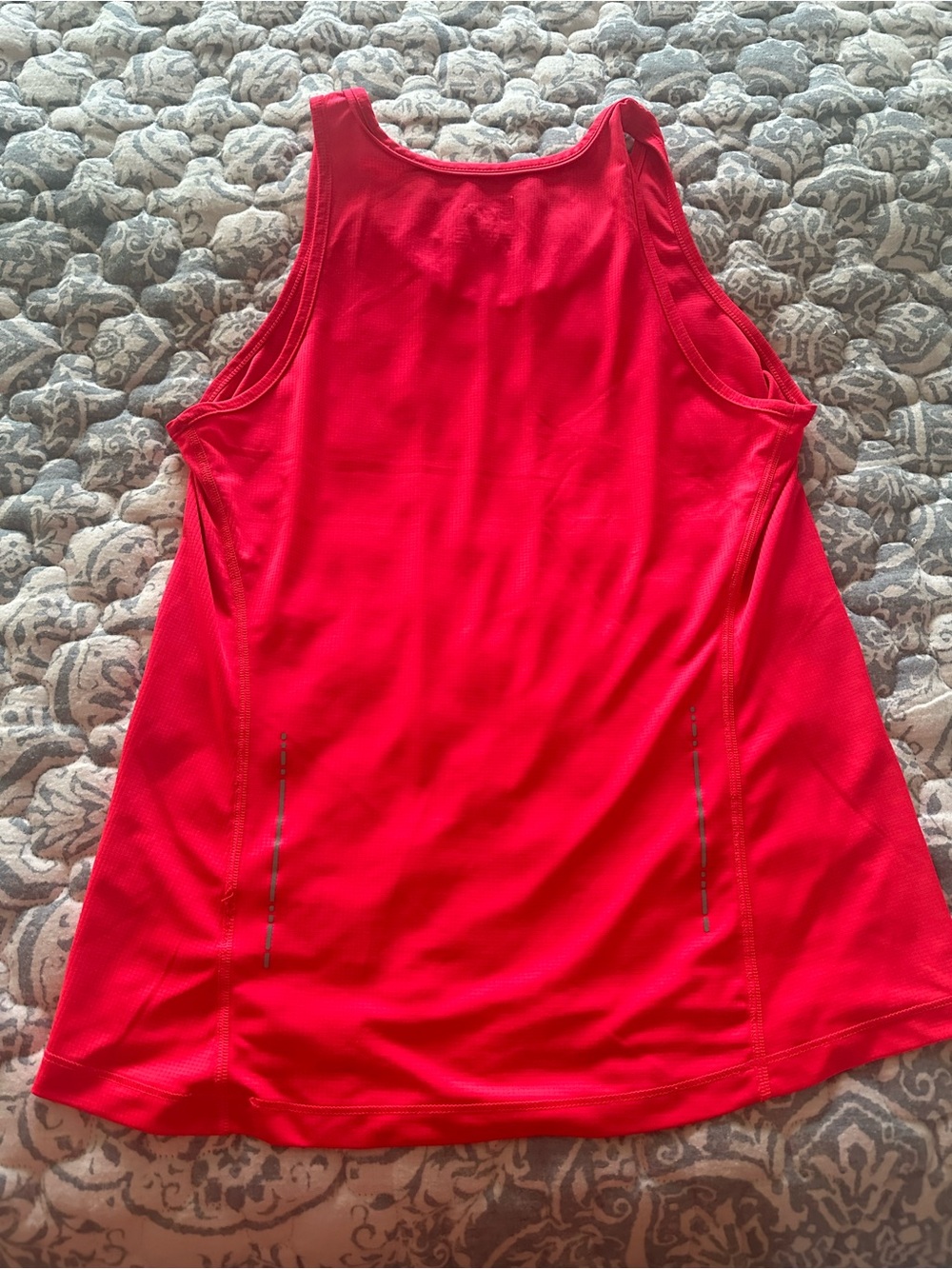 Asics Women's bright Red Athletic Tank Top, Lightweight, Breathable size M